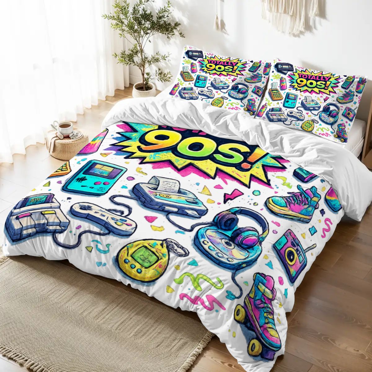 90's, Queen Duvet Cover Set