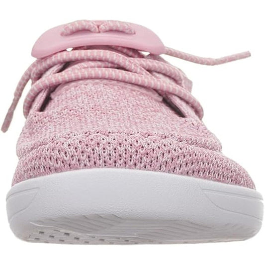 Whitin Toddler Girls Size 7 Pink Sneakers Lace Up Round Toe Barefoot Shoes