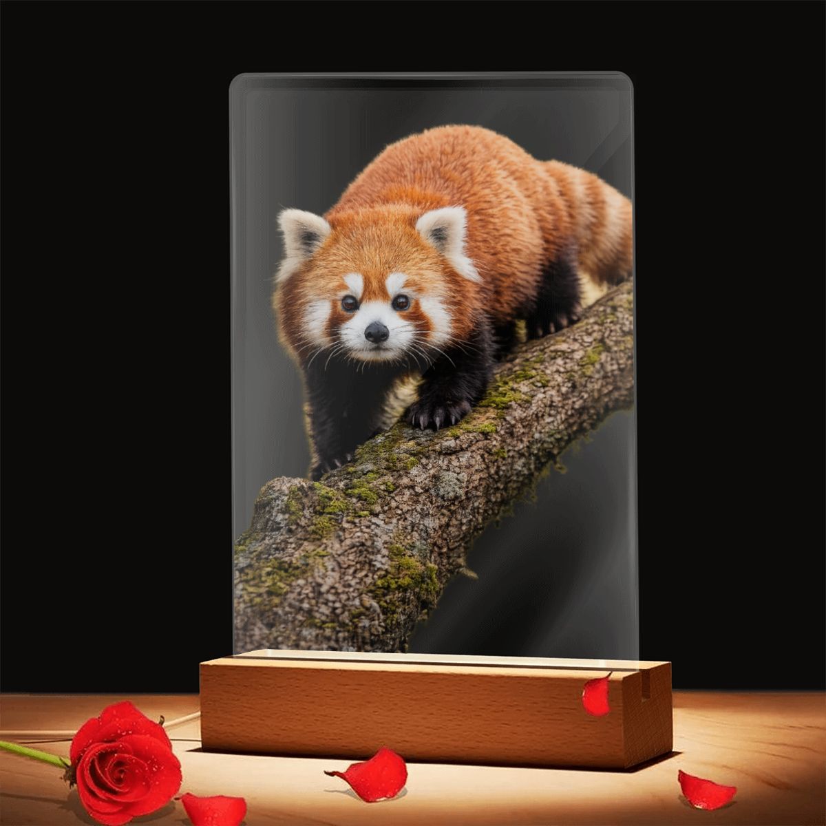 Red Panda, Acrylic Night Light