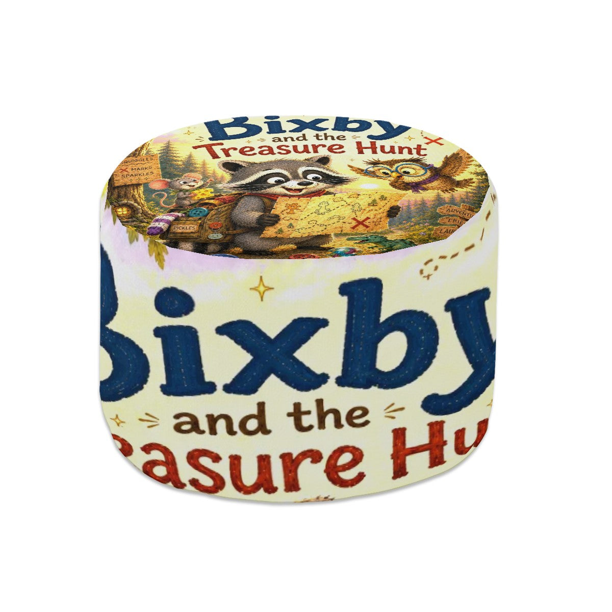 Bixby, Round Pouf Ottoman