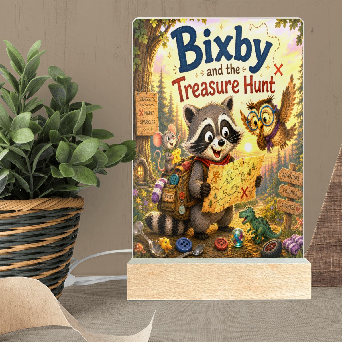 Bixby, Photo Night Light Acrylic