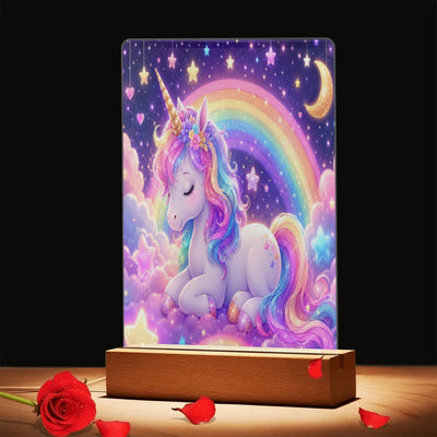 Unicorn, Acrylic Night Light