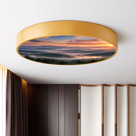 Smokey Moutains, Flush Mount Ceiling Light