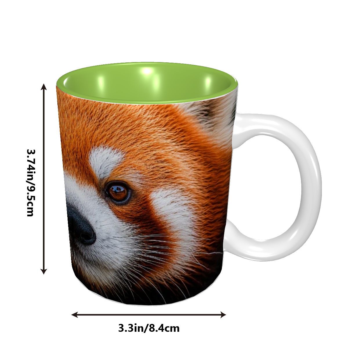 Red Panda, Ceramic Coffee Mugs (11oz)