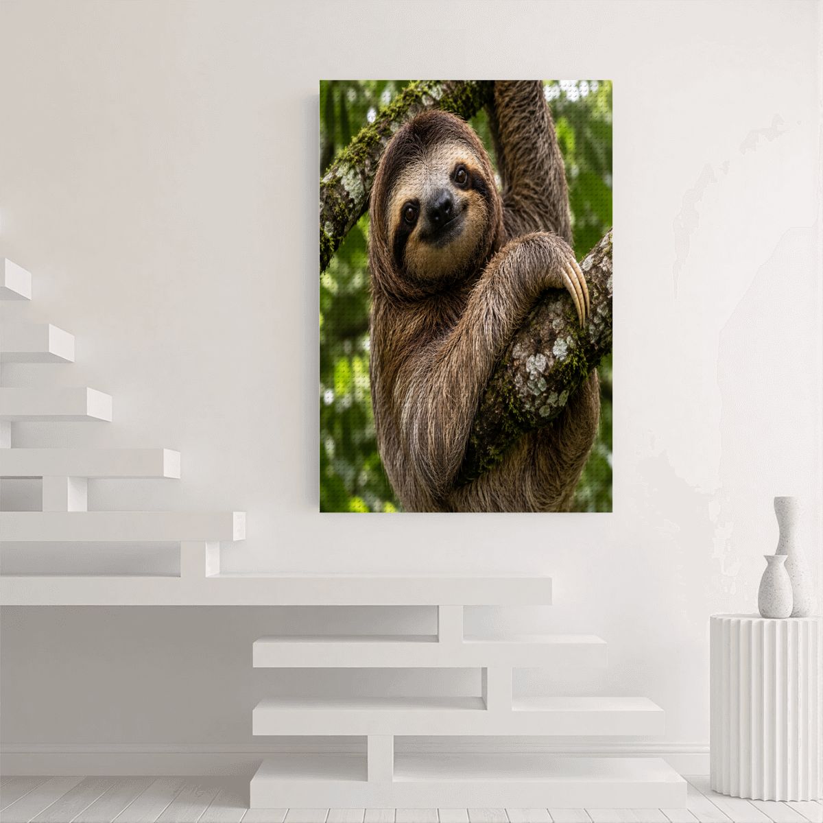 Sloth, DIY Diamond Painting with Frame