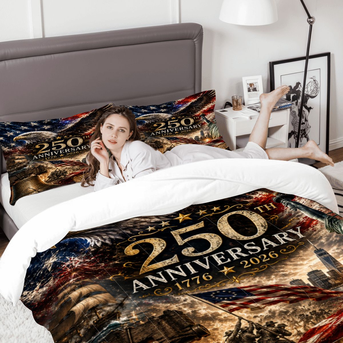 Patriotic, Queen Comforter Set