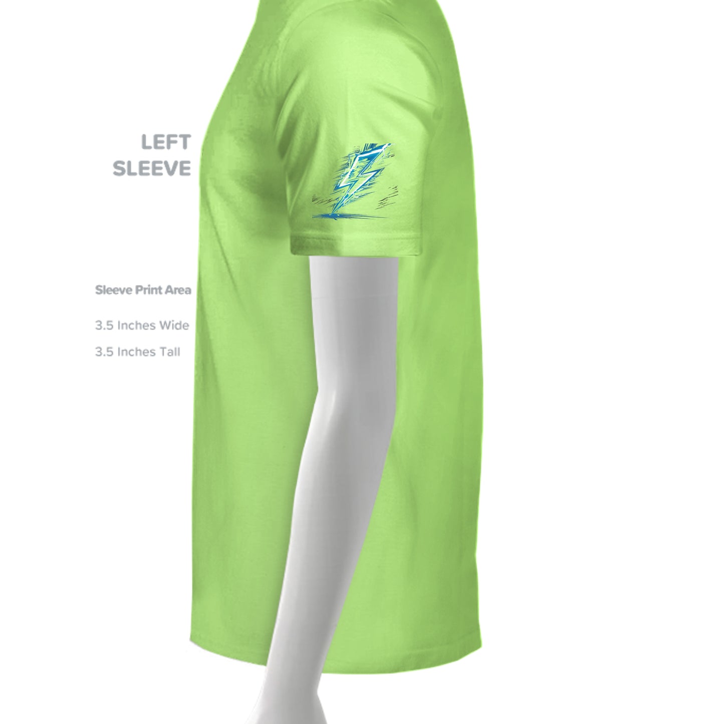 NEON GREEN - G500 - SLEEVE_LEFT