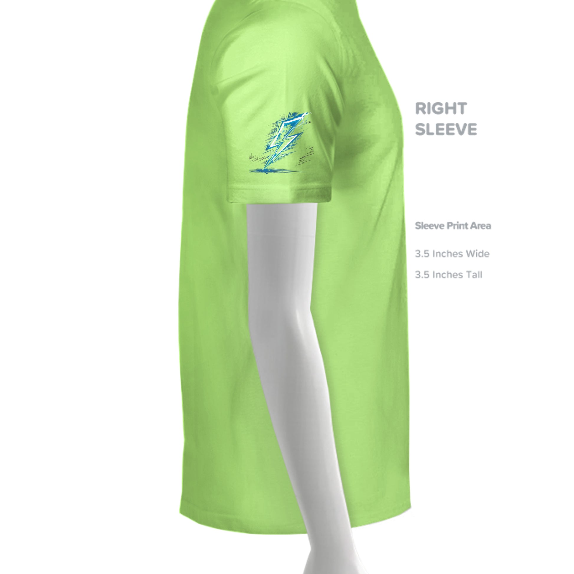 NEON GREEN - G500 - SLEEVE_RIGHT