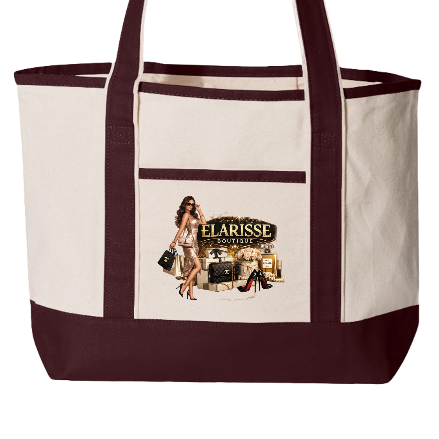 Natural/ Maroon - Q125800 - FRONT
