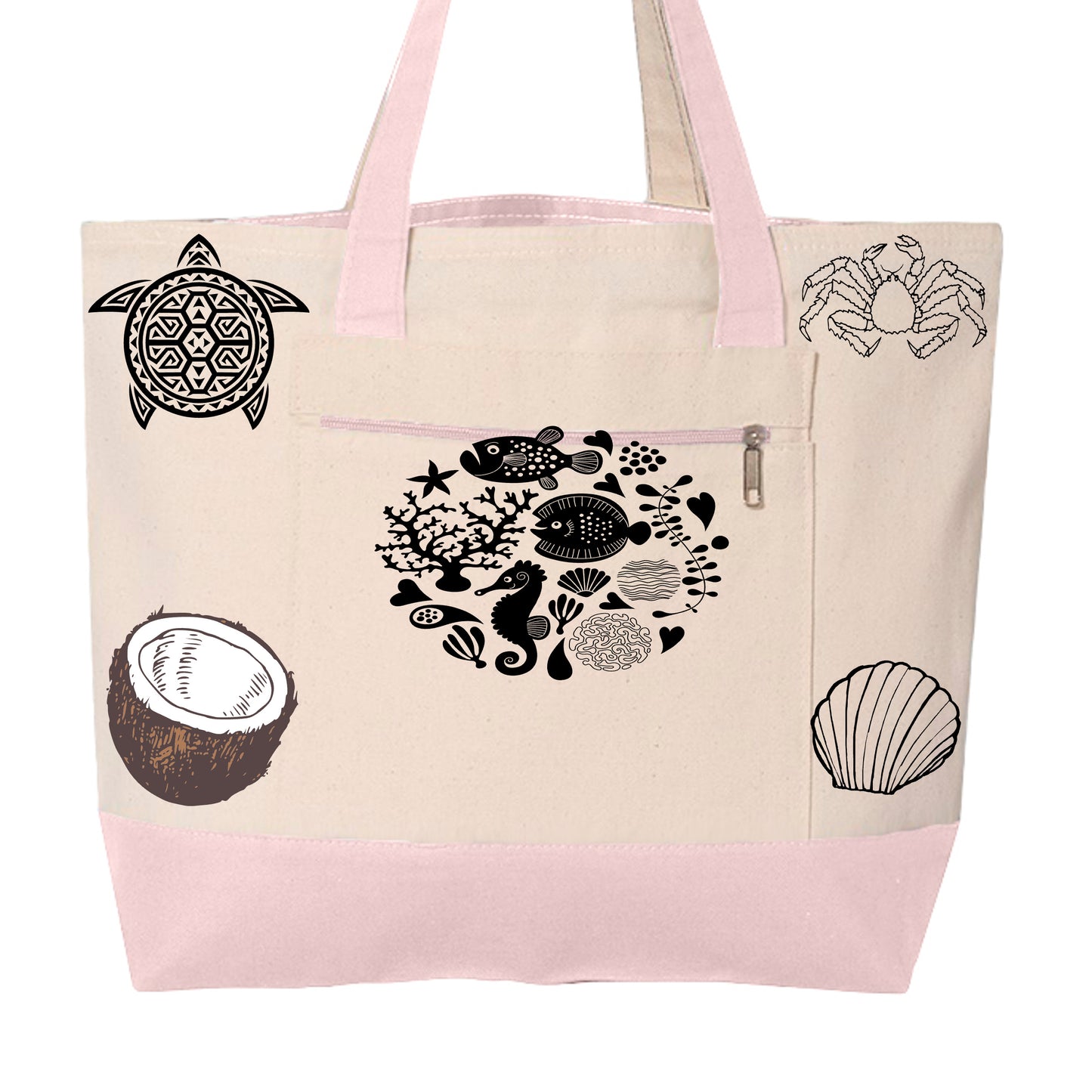 Natural/ Light Pink - Q1300 - FRONT