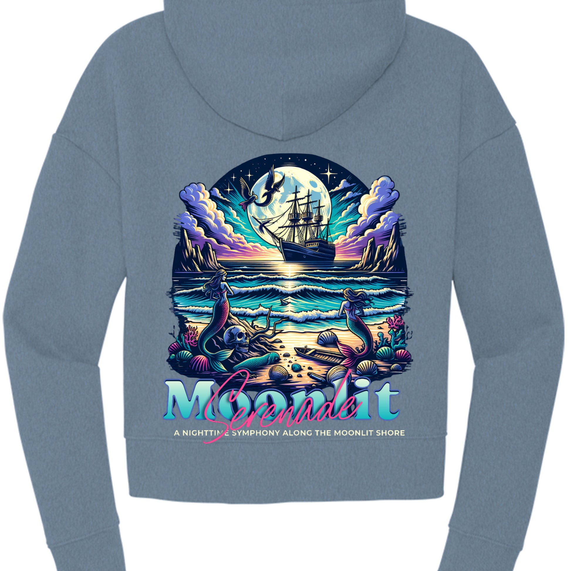 Flint Blue Heather - DT6101 - BACK