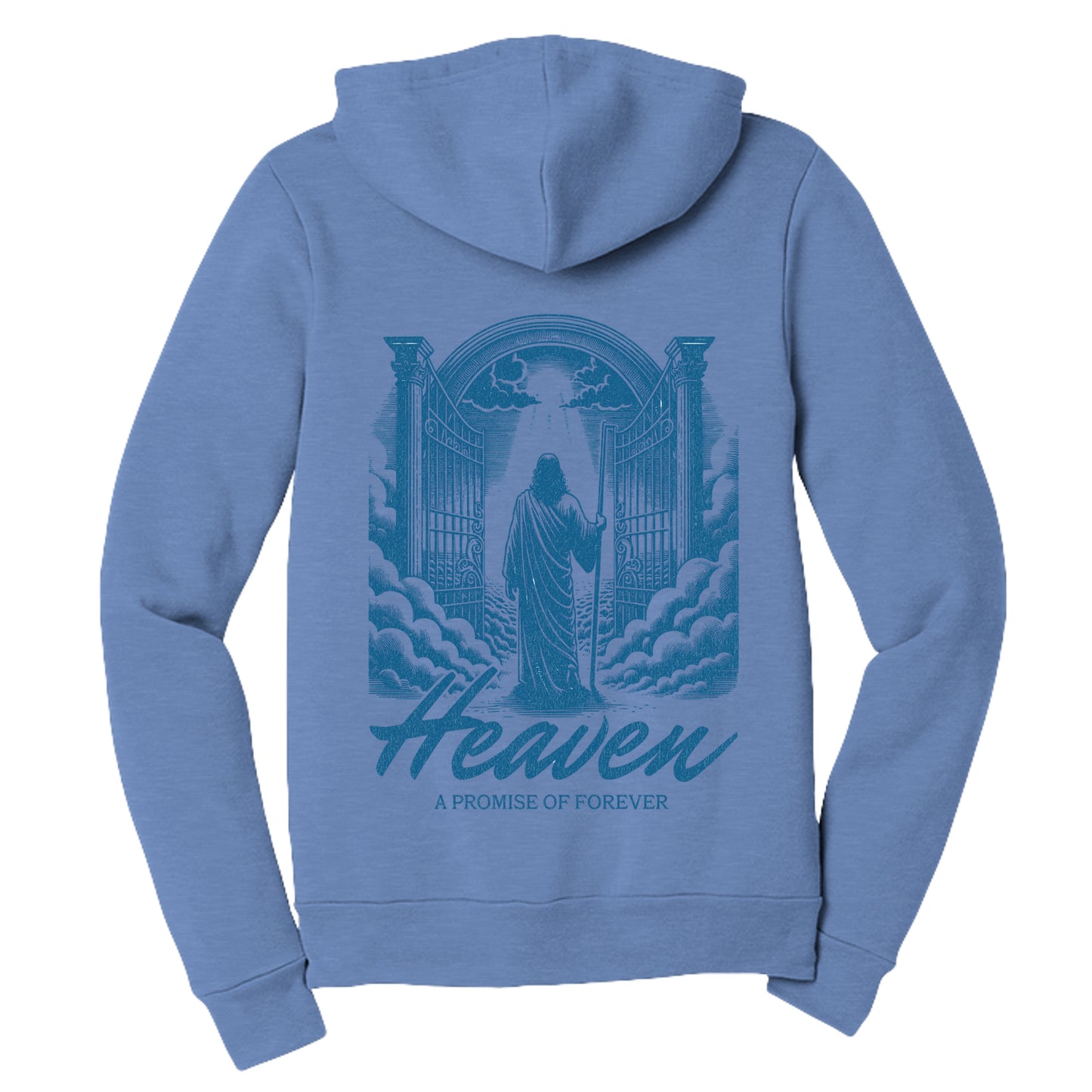 Heather Columbia Blue - 3739 - BACK